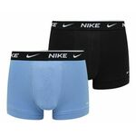 Bokserice Nike Everyday Cotton Stretch Trunk 2P - uni blue/black