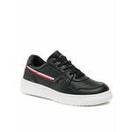 Tenisice Tommy Hilfiger Stripes Low Cut Lace-Up Sneaker T3X9-32848-1355 S Black 999