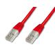 Digitus UTP mrežni kabel Cat5e patch, 0,5 m, crvena