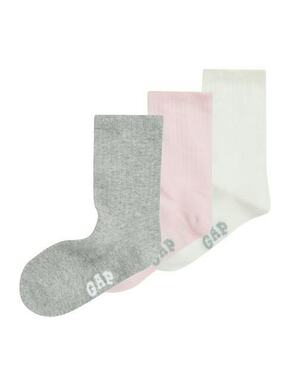 GAP Čarape siva melange / svijetlozelena / roza