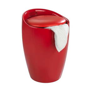 Crvena košara za rublje i stolica u jednom Wenko Candy