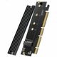 Ugreen M.2 PCIe NVME M-Key to PCIe 4.0 x16 adapter with cooler - box