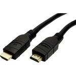 Value HDMI priključni kabel HDMI A utikač, HDMI A utikač 10.00 m crna 14.99.3451 sa zaštitom HDMI kabel