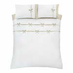 Bijela posteljina za krevet za jednu osobu 135x200 cm Milo – Catherine Lansfield
