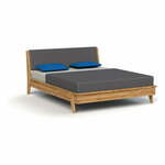 Bračni krevet od hrastovog drveta 200x200 cm Retro 1 - The Beds