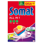 Somat All in One tablete za perilicu posuđa, limun, 90/1