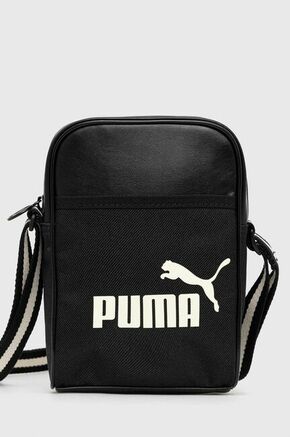 Torbica Puma boja: crna - crna. Mala torbica iz kolekcije Puma. na kopčanje model izrađen od kombinacije tekstilnog materijala i ekološke kože.