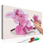 Slika za samostalno slikanje - Orchid Flowers 60x40