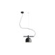 ALDEX 976G1 | Beryl Aldex visilice svjetiljka 1x E27 crno, bijelo