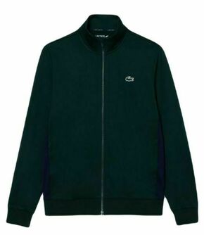 Muška sportski pulover Lacoste Tennis Zipped Ripstop Tennis Sweatshirt - dark green