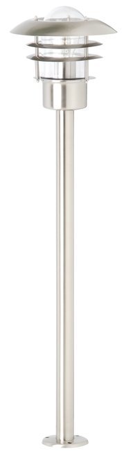 BRILLIANT 45785/82 | Terrence Brilliant podna svjetiljka 90cm 1x E27 IP44 plemeniti čelik