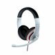 Gembird Stereo headset, white and black color with red ring