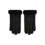 Ženske rukavice Ugg W Sheepskin Embroider 20931 Black