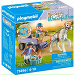 Playmobil: Kočija s poni konjima (71496)