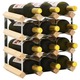 vidaXL Stalak za vino za 12 boca od masivne borovine