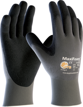 ATG rukavica MaxiFoam sivo-crna vel 5