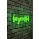 Ukrasna plastična LED rasvjeta, Be you tiful - Green