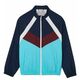 Dječački sportski pulover Lacoste Recycled Fiber Colourblock Zipped Jacket - navy blue/white/bordeuax/blue