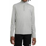 Majica za dječake Nike Dri-Fit Poly+ 1/4 Zip - carbon heather/reflective silver