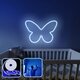 Opviq Dekorativna zidna led rasvjeta Butterfly - Medium - Blue