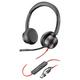 HP Poly Blackwire 8225 slušalice, USB, crne, 118dB/mW/84dB/mW, mikrofon