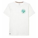 Muška majica Lacoste Sport Roland Garros Edition Logo T-Shirt - white