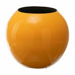 Vase 24,5 x 24,5 x 20 cm Ceramic Yellow