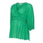 MAMALICIOUS Bluza 'PEACE TESS' travnato zelena