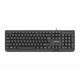 Natec Trout tipkovnica, USB, crna