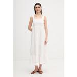 DKNY Pamučna haljina Dkny bijela DJ6D9178