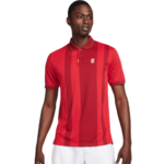 Muški teniski polo Nike Polo Dri-Fit Heritage Print - team red