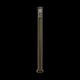 EGLO 900987 | Helsinki Eglo podna svjetiljka 110cm sa senzorom 1x E27 IP44 rdža smeđe, prozirna crna