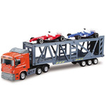 Kamion za prijevoz automobila sa dva auta 1/64 - Mondo Motors