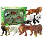 Set of 6 Wild Animals Figures Animals Of The World