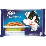Felix Fantastic - Komadići u želeu, govedina-piletina 4 x 85 g