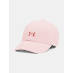 Kapa sa šiltom Under Armour boja: ružičasta - roza. Kapa s šiltom u stilu baseball iz kolekcije Under Armour. Model izrađen od glatke tkanine.