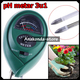 3u1 pH Metar Tester za Tlo Zemlju - Mjerenje Kiselosti Svjetlosti i Vlage u Zemlji