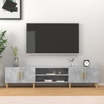 vidaXL TV ormarić boja betona 180x31,5x40 cm od konstruiranog drva
