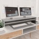 vidaXL Stalak za monitor siva boja betona 100 x 24 x 13 cm od iverice