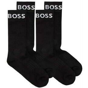 BOSS Black Čarape crna / bijela
