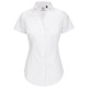 Košulja ženska kratki rukavi B&amp;C Black Tie 135g bijela XL
