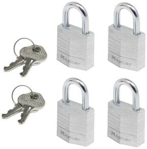 Master Lock P55992 lokot isto zatvaranje srebrna zaključavanje s ključem