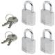 Master Lock P55992 lokot isto zatvaranje srebrna zaključavanje s ključem