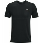Under Armour Men's UA Rush Seamless Legacy Short Sleeve Black/Black S Majica za fitnes