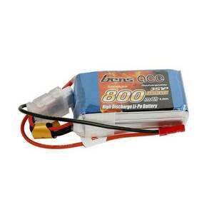 Baterija GensAce LiPo 800mAh 11.1V 45C 3S1P