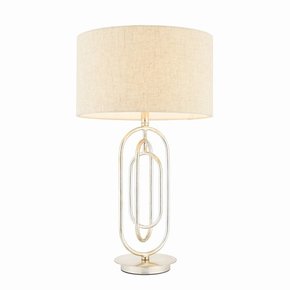 ENDON 72803 | Meera Endon stolna svjetiljka 74cm sa prekidačem na kablu 1x E27 antik srebrna