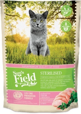 Sam's Field Sterilised suha hrana za mačke 7