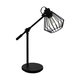 EGLO 99019 | Tabillano-1 Eglo stolna svjetiljka 47,5cm sa prekidačem na kablu elementi koji se mogu okretati 1x E27 crno