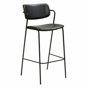 Crna barska stolica od imitacije kože DAN-FORM Denmark Zed