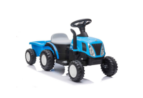 Traktor na akumulator New Holland A009 - plavi